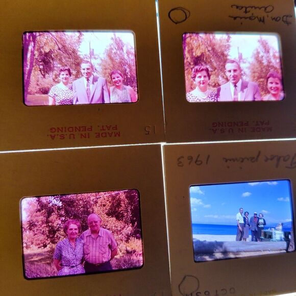 Original Red Kodachrome Slide 1961-1964 Family, Kids Lake Tahoe Lot Of 16 - Picture 3 of 10